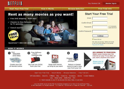 Netflix 2004- Before- Emotional Design- Designial