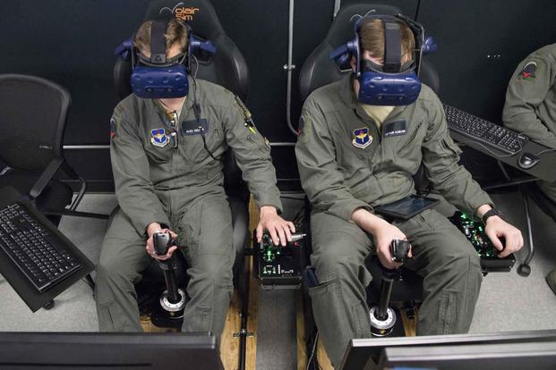 VR training for fighter pilots